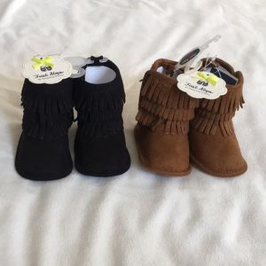 Baby boots. New with tags. NEVER WORN.